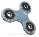 The Light Blue Cratered Moon Surface Full-Body Fidget Spinner Skin-Kit
