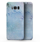 The Light Blue Cratered Moon Surface - Samsung Galaxy S8 Full-Body Skin Kit