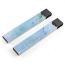 The Light Blue Cratered Moon Surface - Premium Decal Protective Skin-Wrap Sticker compatible with the Juul Labs vaping device