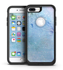 The Light Blue Cratered Moon Surface - iPhone 7 or 7 Plus Commuter Case Skin Kit