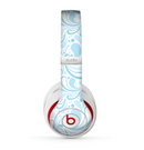 The Light Blue Droplet Sprout Pattern Skin for the Beats by Dre Studio (2013+ Version) Headphones