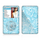 The Light Blue Paisley Floral Pattern V3 Skin For The Apple iPod Classic