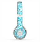 The Light Blue Paisley Floral Pattern V3 Skin for the Beats by Dre Solo 2 Headphones