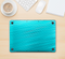 The Light Blue Slanted Streaks Skin Kit for the 12" Apple MacBook (A1534)