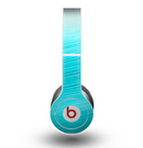 The Light Blue Slanted Streaks Skin for the Beats by Dre Original Solo-Solo HD Headphones