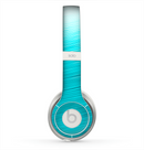 The Light Blue Slanted Streaks Skin for the Beats by Dre Solo 2 Headphones