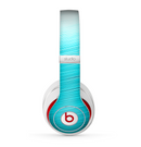 The Light Blue Slanted Streaks Skin for the Beats by Dre Studio (2013+ Version) Headphones