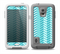 The Light Blue Thin Lined Zigzag Pattern Skin for the Samsung Galaxy S5 frē LifeProof Case