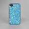 The Light Blue & White Floral Sprout Skin-Sert for the Apple iPhone 4-4s Skin-Sert Case