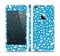 The Light Blue & White Floral Sprout Skin Set for the Apple iPhone 5