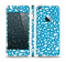 The Light Blue & White Floral Sprout Skin Set for the Apple iPhone 5s