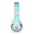 The Light Blue & White Swirls V3 Skin for the Beats by Dre Studio (2013+ Version) Headphones