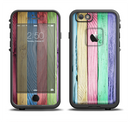 The Light Color Planks Apple iPhone 6/6s LifeProof Fre Case Skin Set