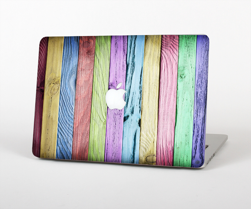 The Light Color Planks Skin Set for the Apple MacBook Pro 15" with Retina Display