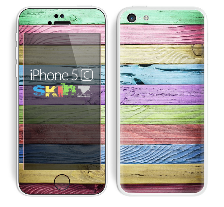 The Light Color Planks Skin for the Apple iPhone 5c