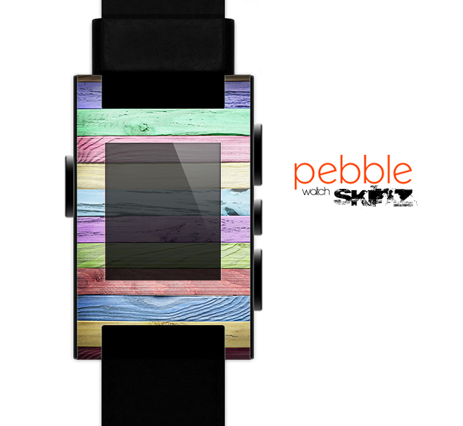 The Light Color Planks Skin for the Pebble SmartWatch
