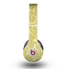 The Light Green Curley Vines Skin for the Beats by Dre Original Solo-Solo HD Headphones