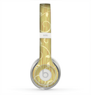 The Light Green Curley Vines Skin for the Beats by Dre Solo 2 Headphones