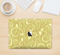 The Light Green Curley Vines Skin Kit for the 12" Apple MacBook (A1534)