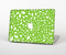 The Light Green & White Floral Sprout Skin Set for the Apple MacBook Pro 15" with Retina Display
