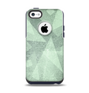 The Light Green with Translucent Shapes Apple iPhone 5c Otterbox Commuter Case Skin Set