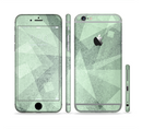 The Light Green with Translucent Shapes Sectioned Skin Series for the Apple iPhone 6s Plus