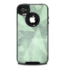 The Light Green with Translucent Shapes Skin for the iPhone 4-4s OtterBox Commuter Case
