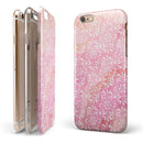 The Light Pink Watercolor Snow Crystal iPhone 6/6s or 6/6s Plus 2-Piece Hybrid INK-Fuzed Case