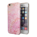 The Light Pink Watercolor Snow Crystal iPhone 6/6s or 6/6s Plus 2-Piece Hybrid INK-Fuzed Case