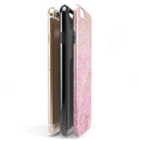 The Light Pink Watercolor Snow Crystal iPhone 6/6s or 6/6s Plus 2-Piece Hybrid INK-Fuzed Case