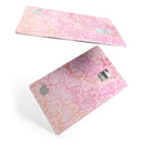 The Light Pink Watercolor Snow Crystal  - Premium Protective Decal Skin-Kit for the Apple Credit Card