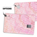 The Light Pink Watercolor Snow Crystal  - Premium Protective Decal Skin-Kit for the Apple Credit Card