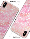 The Light Pink Watercolor Snow Crystal  - iPhone X Clipit Case