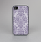The Light Purple Damask Floral Pattern Skin-Sert for the Apple iPhone 4-4s Skin-Sert Case