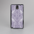 The Light Purple Damask Floral Pattern Skin-Sert Case for the Samsung Galaxy Note 3