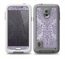 The Light Purple Damask Floral Pattern Skin for the Samsung Galaxy S5 frē LifeProof Case