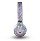 The Light Purple Damask Floral Pattern Skin for the Beats by Dre Mixr Headphones