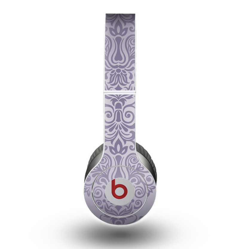 The Light Purple Damask Floral Pattern Skin for the Beats by Dre Original Solo-Solo HD Headphones