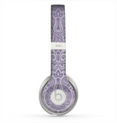 The Light Purple Damask Floral Pattern Skin for the Beats by Dre Solo 2 Headphones