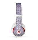 The Light Purple Damask Floral Pattern Skin for the Beats by Dre Studio (2013+ Version) Headphones