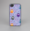 The Light Purple Fat Cats Skin-Sert for the Apple iPhone 4-4s Skin-Sert Case