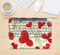 The Light Tan With Red Accented Flower Petals Skin Kit for the 12" Apple MacBook (A1534)
