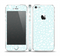 The Light Teal Blue & White Floral Sprout Skin Set for the Apple iPhone 5