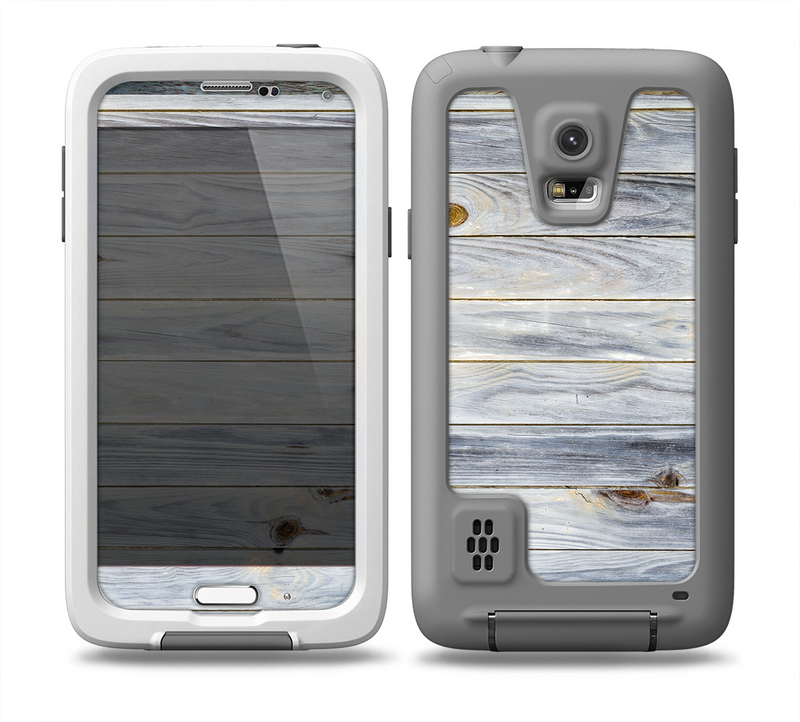 The Light Tinted Wooden Planks Skin for the Samsung Galaxy S5 frē LifeProof Case