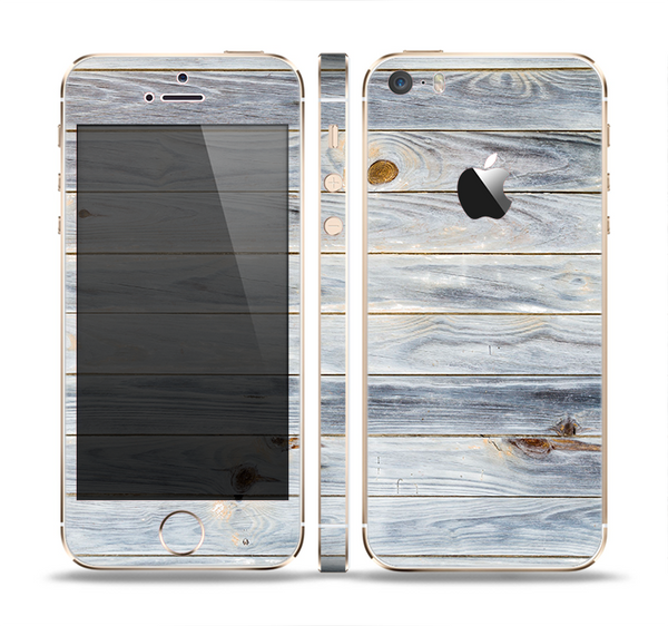 The Light Tinted Wooden Planks Skin Set for the Apple iPhone 5s