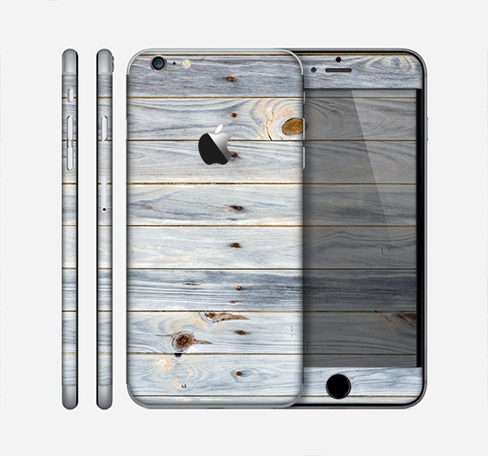 The Light Tinted Wooden Planks Skin for the Apple iPhone 6 Plus