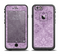 The Light and Dark Purple Floral Delicate Design Apple iPhone 6/6s Plus LifeProof Fre Case Skin Set