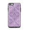 The Light and Dark Purple Floral Delicate Design Apple iPhone 6 Plus Otterbox Symmetry Case Skin Set