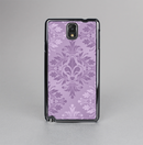 The Light and Dark Purple Floral Delicate Design Skin-Sert Case for the Samsung Galaxy Note 3