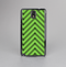 The Lime Green Black Sketch Chevron Skin-Sert Case for the Samsung Galaxy Note 3
